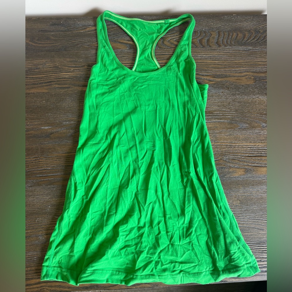 Lululemon green tank top